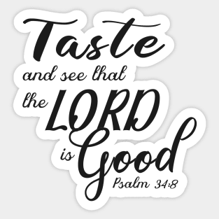 Taste and See Sticker